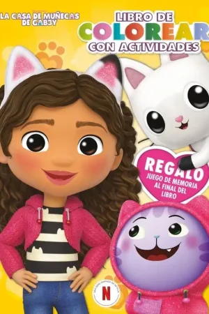La Casa de Muñecas de Gabby. Actividades - Libro de Colorear con Actividades "(Regalo Juego de Memoria al Final del Libro)" Compra Hoy